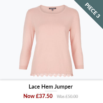 Lace Hem Jumper - Was £50 Now £37.50!