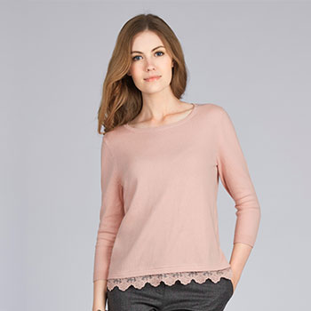 Lace Hem Jumper - Was £50 Now £37.50!
